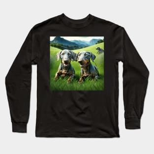 Weimaraner Puppies Long Sleeve T-Shirt